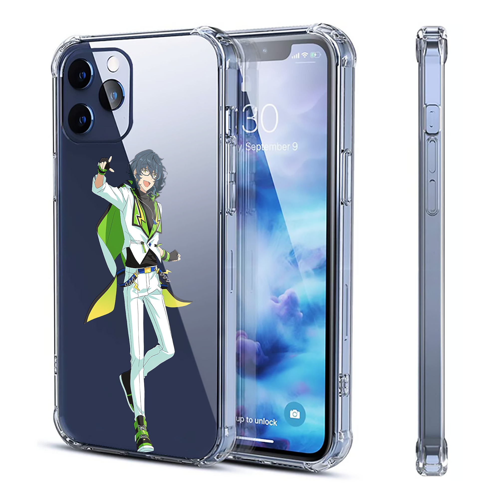 （画像用） あんさんぶるスターズ! Ensemble Stars 【iPhone 12シリーズ対応】透明スマホケース（クリアソフトケース）